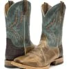 Ariat 10021679 Mens Arena Rebound Western Boot Dusted Wheat Blue