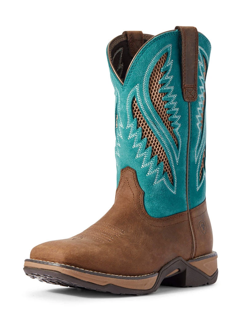 Ariat 10031665 Womens Anthem VentTEK Toe Western Boot Turquoise