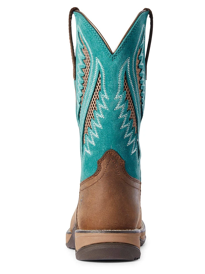 Ariat 10031665 Womens Anthem VentTEK Toe Western Boot Turquoise - Image 3