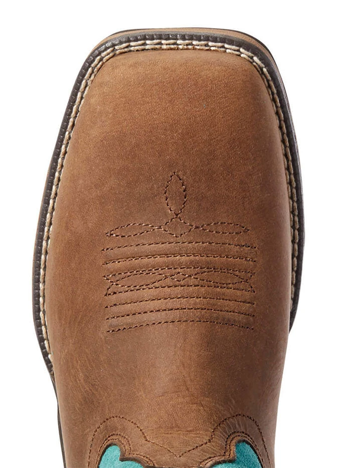 Ariat 10031665 Womens Anthem VentTEK Toe Western Boot Turquoise - Image 4