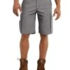 Carhartt 101168-066 Mens 11" Force Tappen Cargo Ripstop Short Asphalt - D