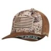 Ariat 15094156 Mens Oilskin US Flag Digital Camo Ball Cap