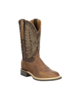 Lucchese M4091.WF Mens Rudy Peanut Cowhide Performance Cowboy Boots Tan