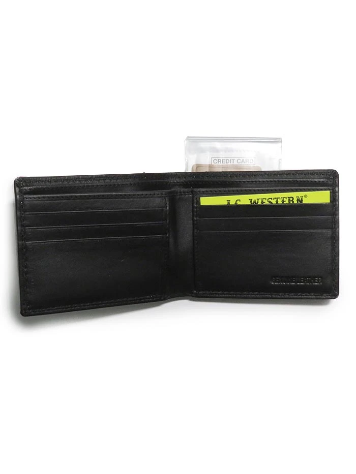 Skin Shop 2237 Python Snake Skin Leather Bi-Fold Wallet Natural - Image 2