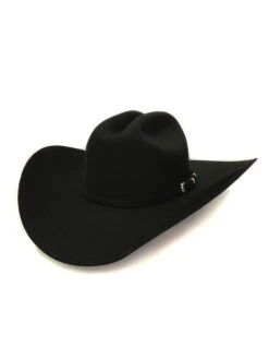 Serratelli CANYON414BK 6X Felt Western Hat Black - 12
