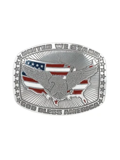 Crumrine 38006 Vintage USA Eagle Buckle Silver