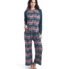 Ariat 10042606 Womens Long Sleeve Pajama Set Bucking Serape