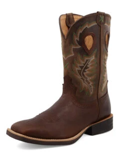 Twisted X MRS0069 Mens Ruff Stock Work Boot Smoky Chocolate & Tobacco - A3