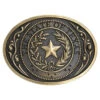 AndWest Mens 648-06 The State Of Texas Seal Buckle Antique Brass