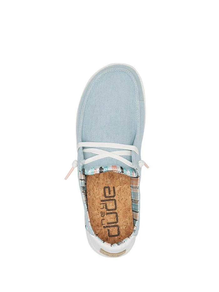 Hey Dude 121412412 Womens Wendy Boho Shoe Light Denim - 11A - Image 4