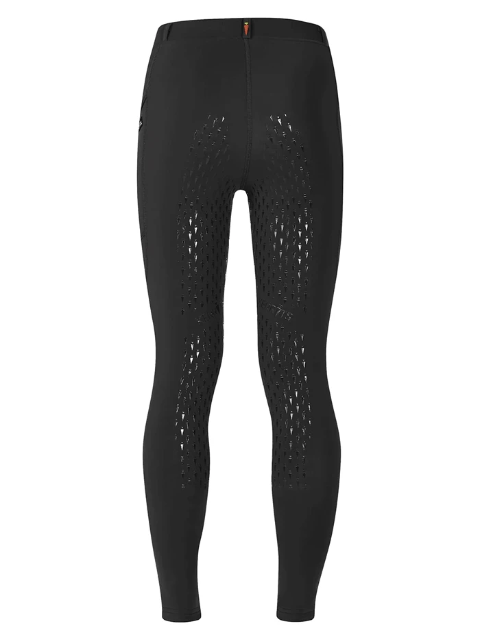 Kerrits 60524-BLK Kids Ice Fil Performance Riding Tight Black - Image 3