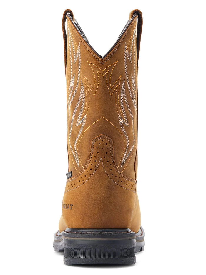 Ariat 10044544 Mens Sierra Shock Shield H20 Steel Toe Distressed Brown - Image 2