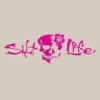 Salt Life SAD926 Signature Hibiscus Skull Decal -D