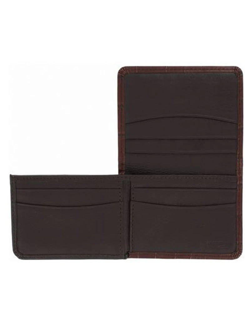 Brighton 89507 Mens Rockefeller Flip Wallet Brown - Image 3