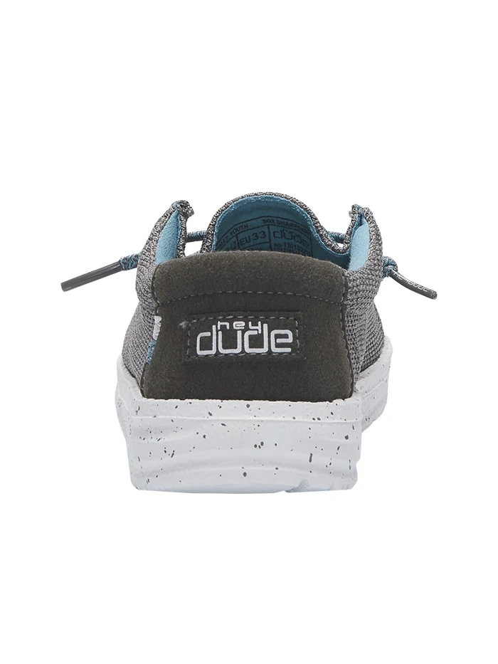 Hey Dude 130133217 Youth Wally Shoe Sox Sharkskin - Image 5