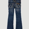 Wrangler 09MWGMS Girls Premium Patch Boot Cut Jean Medium Blue