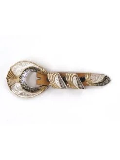 Montana Silversmiths 9400 Western Filigree 4 Piece Belt Buckle Set - D