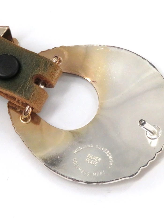 Montana Silversmiths 9400 Western Filigree 4 Piece Belt Buckle Set - D - Image 4