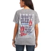 Ariat 10040511 Womens Singing The Blues Tee Charcoal Grey