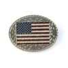 American Flag Oval Patriotic Attitude Belt Buckle 7018