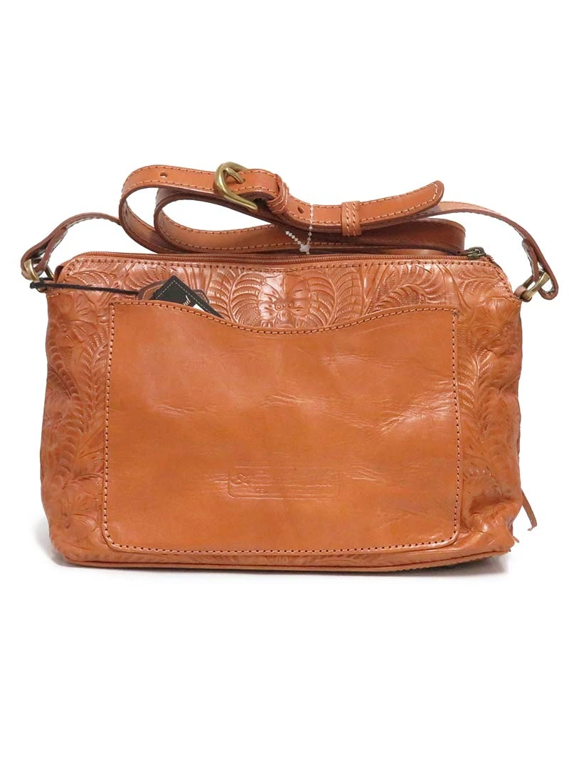 American West Ladies Dove Canyon Crossbody Bag 1615258 Tan - Image 2