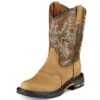 Ariat 10007836 Kids Workhog Western Work Boots Aged Bark
