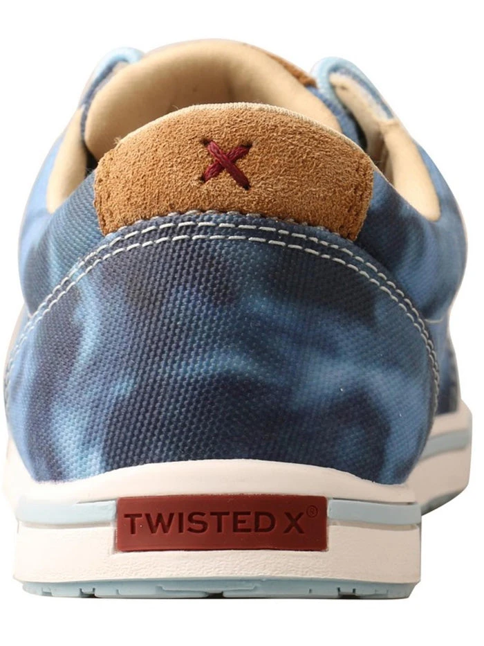 Twisted X WCA0043 Womens Rubber Outsole Casual Shoes Blue Tie Dye - Image 2