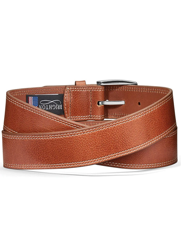 Brighton M21833 M21834 Mens San Remo Leather Belt Black And Brown - Image 5