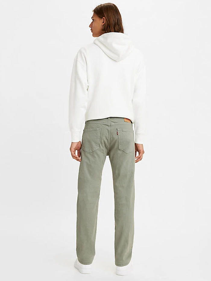 Levis Levi's 005052292 Mens 505 Regular Fit Straight Leg Jeans Shadow GD Green - D - Image 2