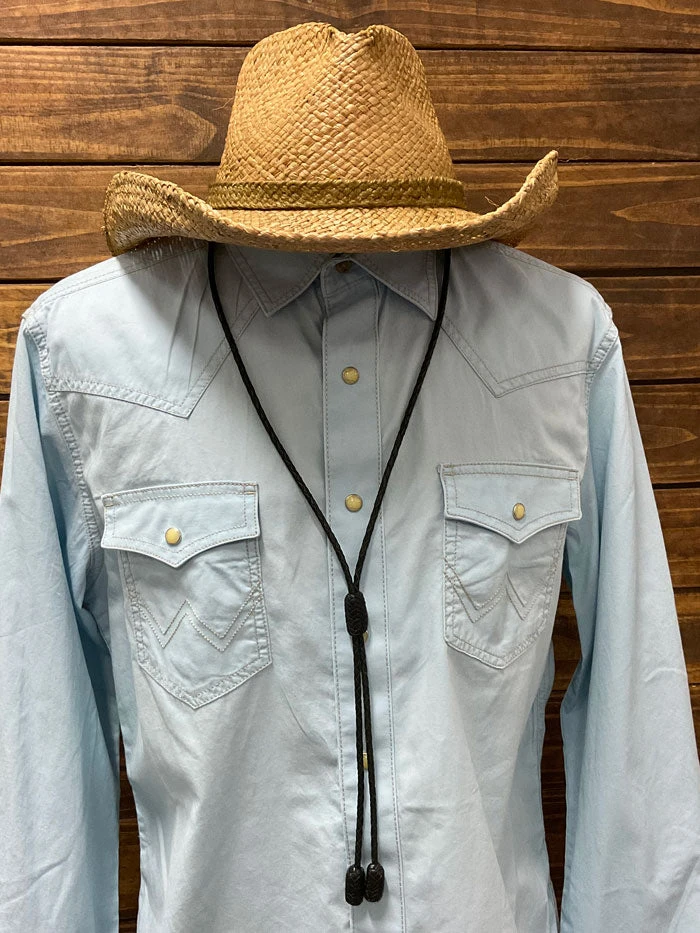 Fashionwest HH50IL-K-BK Leather Stampede String Black - Image 2