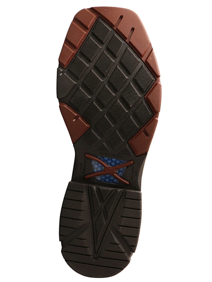 Twisted X MXBW001 Mens Waterproof Western Work Boot Mocha Navy - Q - Image 3