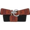 Brighton B60433 Womens Gaucho Stretch Belt Brown - D