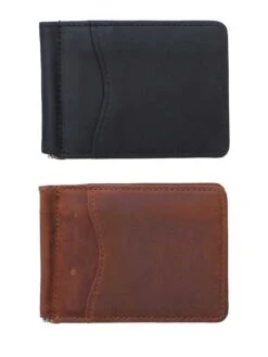 Brighton E70103 E70109 Vanderbilt Moneyclip Leather Wallets Black Or Brown
