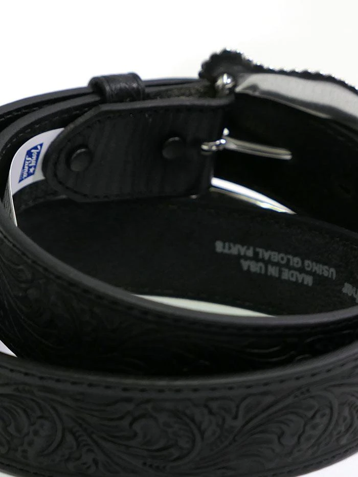 Tony Lama C50733 Womens Layla Belt Black - Image 4