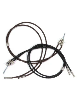 Twister 0296602 0296601 Braided Vinyl Stampede String Cowboy Hat Chin Strap Brown And Black