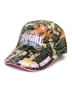 WFA CCAMO2 Ladies Cowgirl Hunt Club Embroidered Cap Camo