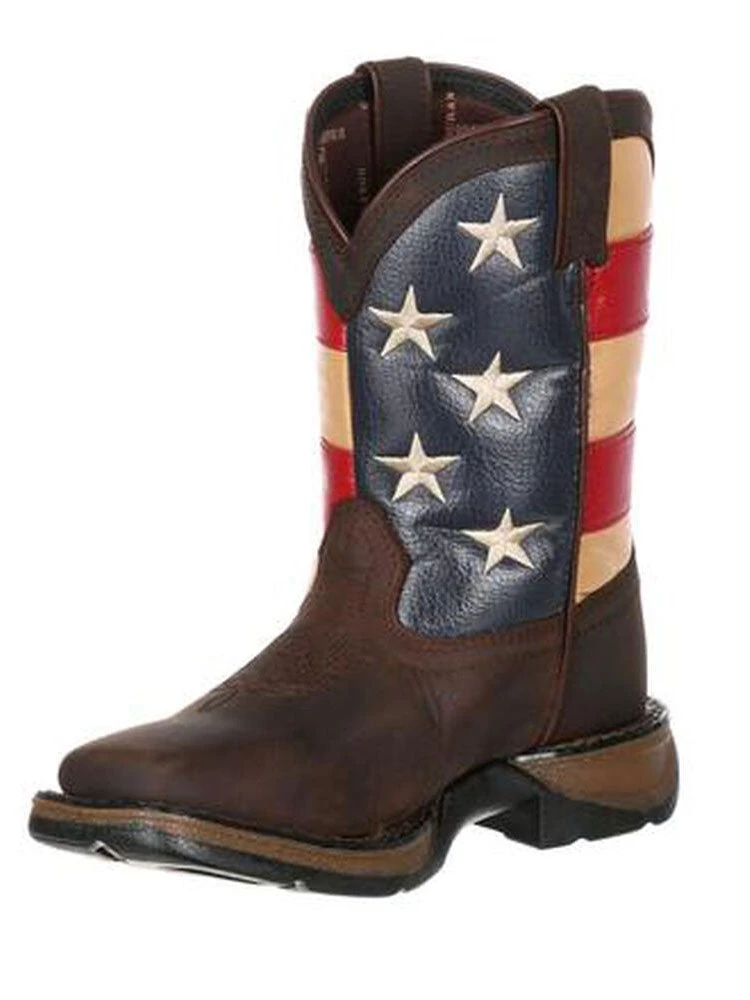 Durango DBT0159 DBT0160 Kids American Flag Lil' Rebel Cowboy Boot - Image 6