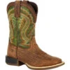 Durango DBT0229 Kids Lil Maverick Old Town Cowboy Boot Briar Green