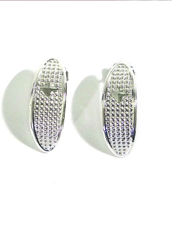 Montana Silversmiths STER2850 Long Oval Bead Silver Earrings - D