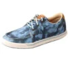 Twisted X WCA0043 Womens Rubber Outsole Casual Shoes Blue Tie Dye