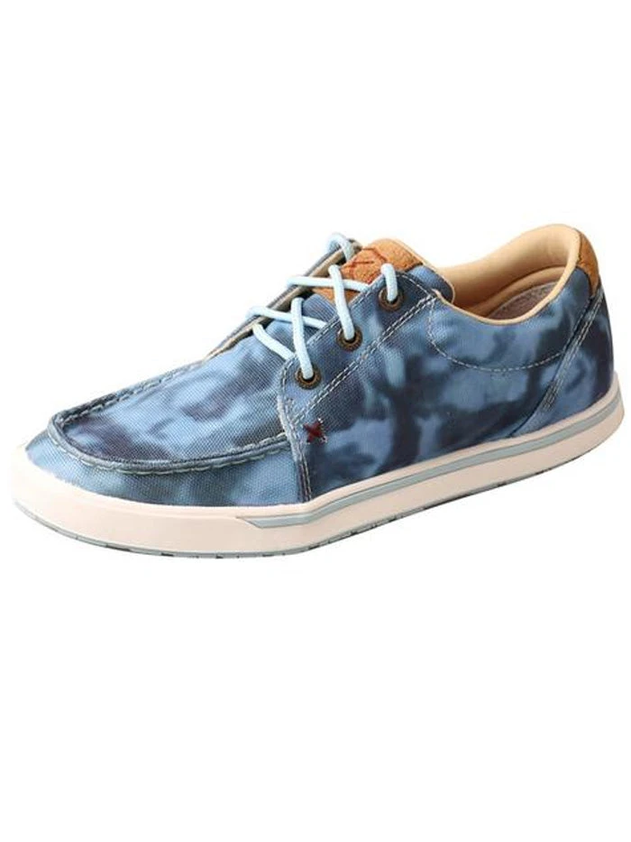 Twisted X WCA0043 Womens Rubber Outsole Casual Shoes Blue Tie Dye