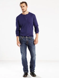 Levis Levi's 055270489 Mens 527 Slim Boot Cut Jean Wave Allusions