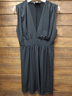 Veronica M DSS-802 Womens Penelope Surplice Ity Dress Black