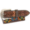 Twisted X XIBB100 Mens Beaded Western Fashion Belt Printed