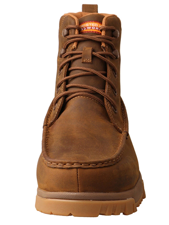 Twisted X MXCNW01 Mens 6 Inch Nano Toe Work Boot Distressed Saddle - I - Image 4