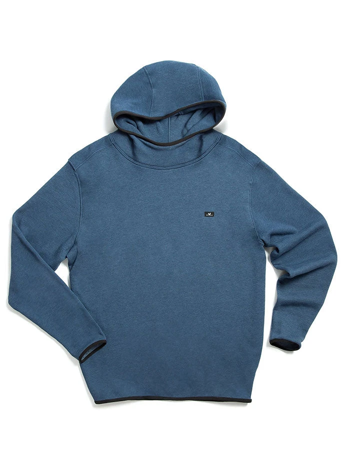 Beach & Barn Unisex Fit 3β Tall Collar Harbour Hoodie Seafarer - Image 2