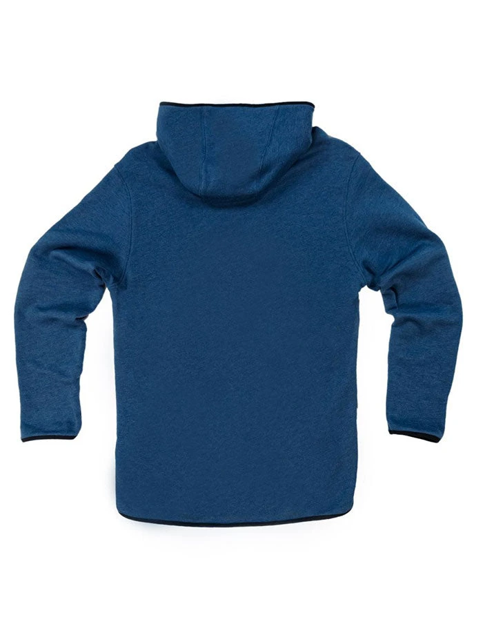 Beach & Barn Unisex Fit 3β Tall Collar Harbour Hoodie Seafarer - Image 3