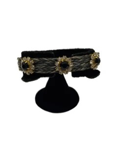 Fashionwest HH84R-1-GYBK Womens Horsehair Bracelet Black