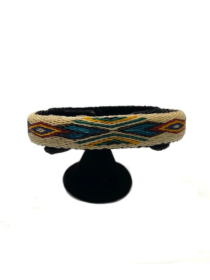 Fashionwest HH83H-8 Horsehair Hitched Cuff Bracelet Tan - Image 2