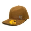 Carhartt 101604-211 Firm Duck Flat Brim Cap Brown